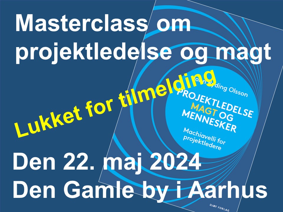 Masterclass i Aarhus: Styrk din indflydelse og gennemslagskraft som projektleder!